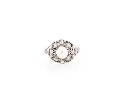 Diamant Kulturperlen Ring - Exquisite jewellery