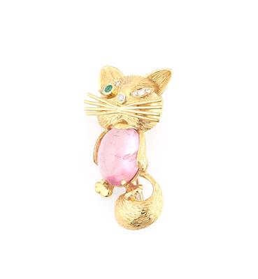 Brosche Katze - Exquisite jewellery