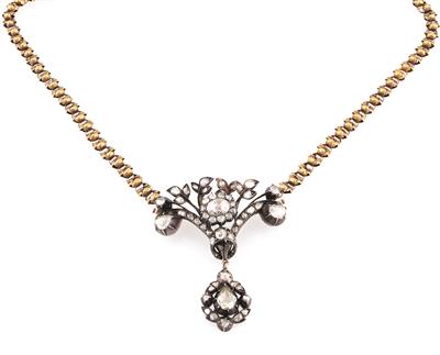 Diamantrauten Collier zus. ca.1,80 ct - Exkluzivní šperky