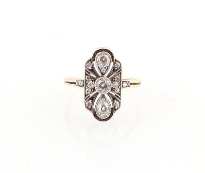Altschliffdiamant Ring zus. ca. 0,75 ct - Exquisite jewellery