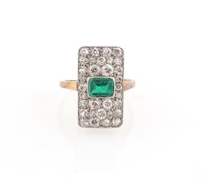 Altschliffdiamant Ring zus. ca. 1,50 ct - Erlesener Schmuck