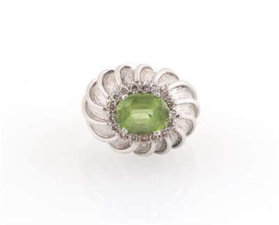 Brillant Peridot Ring - Gioielli scelti