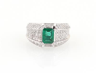 Brillant Smaragd Ring - Exkluzivní šperky