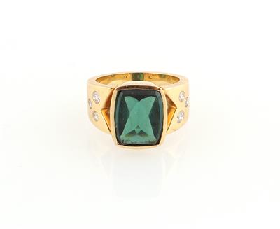 Brillant Turmalin Ring - Erlesener Schmuck