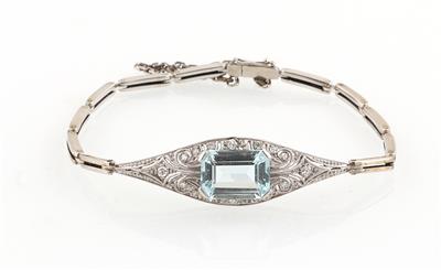 Diamant Aquamarin Armband - Gioielli scelti
