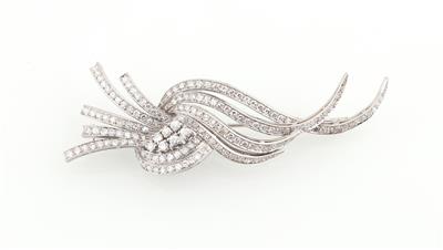 Diamantbrosche zus. ca. 2,50 ct - Exquisite jewellery