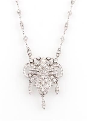 Diamantcollier zus. ca.4,50 ct - Erlesener Schmuck