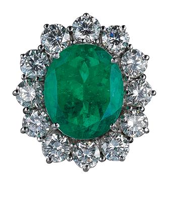 Brillant Smaragd Ring - Christmas Auction - Jewellery