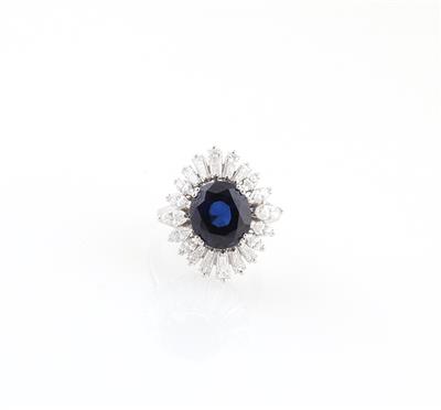 Diamant Saphir Ring - Weihnachtsauktion Schmuck