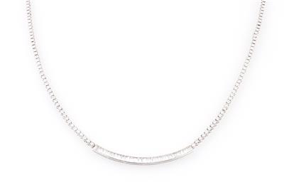 Diamantcollier zus. ca.10 ct - Klenoty