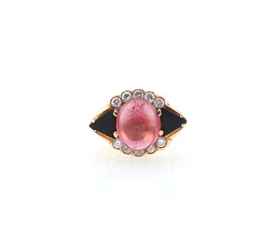 Moroni Brillant Turmalin Onyx Ring - Christmas Auction - Jewellery