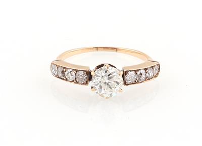Altschliffdiamant Ring zus. ca. 1,30 ct - Exquisite jewellery