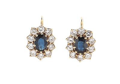 Brillant Saphir Ohrringe - Exquisite jewellery