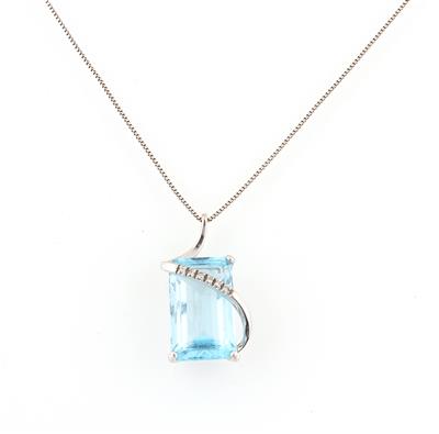 Brillant Aquamarin Collier - Gioielli scelti