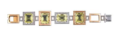 Brillant Lemoncitrin Armband - Gioielli scelti