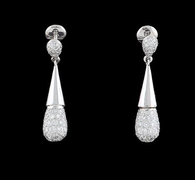 Brillant Ohrsteckgehänge zus. ca. 2,65 ct - Exquisite jewellery