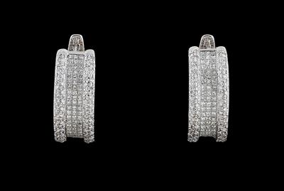 Diamant Ohrringe zus. ca. 3,20 ct - Exkluzivní šperky