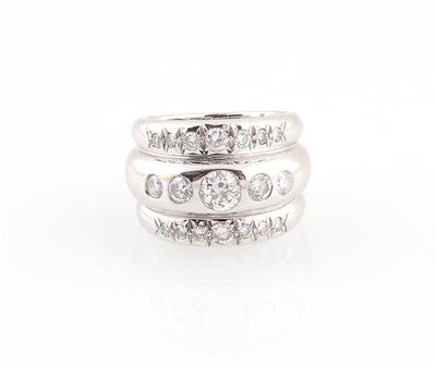 Diamantring zus. ca.1,30 ct - Exquisite jewellery