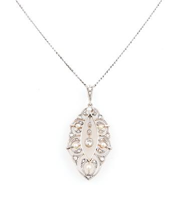 Diamant Kulturperlen Collier - Exquisite jewellery