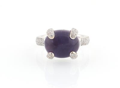 Brillantring zus. ca. 0,85 ct - Erlesener Schmuck