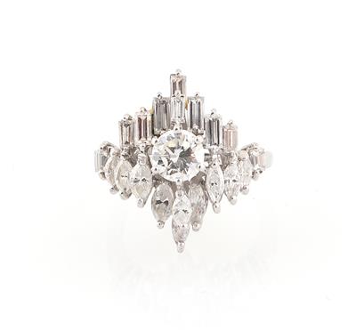 Diamantring zus. ca. 2,20 ct - Exquisite jewellery