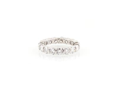 Brillantmemoryring zus. ca. 3 ct - Erlesener Schmuck