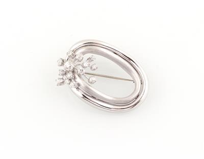 Diamantbrosche zus. ca. 1,20 ct - Jewellery