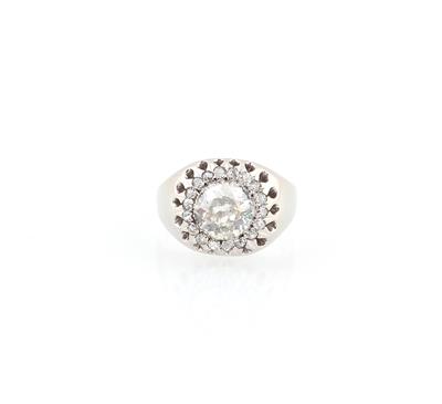 Diamantring zus. ca. 1,80 ct - Erlesener Schmuck