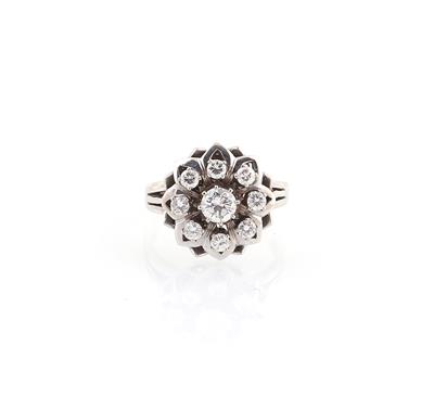 Brillantring zus. ca. 1,00 ct - Exquisite jewellery