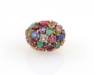 Schmuck Farbstein Ring - Exquisite jewellery