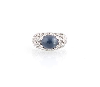 Diamant Saphir Ring - Gioielli