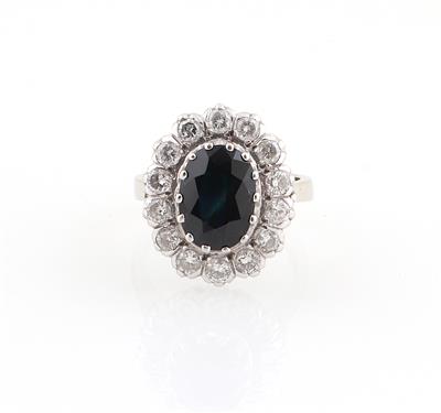 Brillant Saphir Ring - Erlesener Schmuck