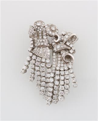 Diamant Kleiderclips zus. ca. 9 ct - Exquisite jewellery