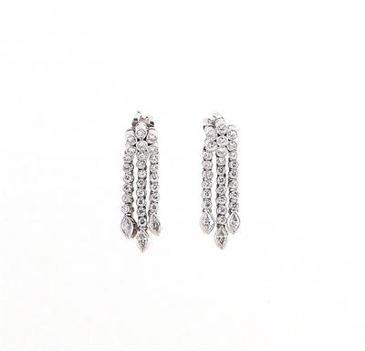 Diamant Ohrgehänge zus. ca. 1,60 ct - Exquisite jewellery