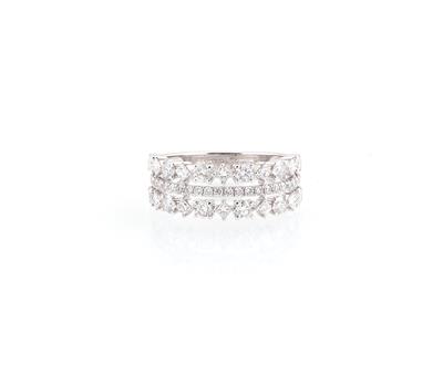 Diamantring zus. ca. 1,30 ct - Exquisite jewellery