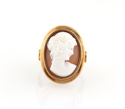 Muschelcamee Ring - Exquisite jewellery