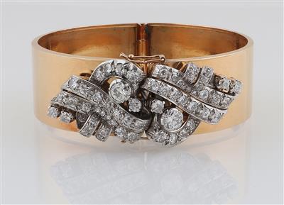 Diamant Armreif zus. 3,80 ct - Exquisite jewellery