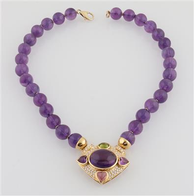 Brillant Amethystcollier - Hodinky