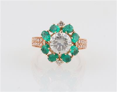 Brillant Smaragd Ring - Exkluzivní šperky