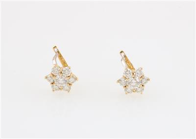 Brillant Ohrringe zus. ca. 2 ct - Exquisite jewellery