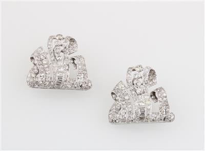 Diamant Ohrclips zus. ca. 6,50 ct - Gioielli scelti