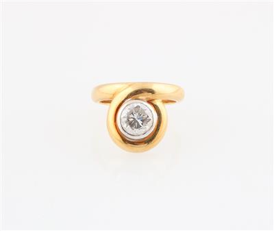 Brillantsolitär Ring ca. 1,10 ct - Gioielli scelti