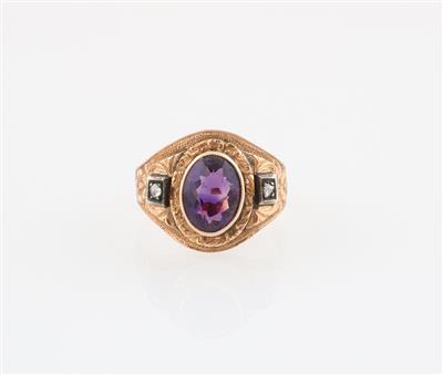 Diamant Amethyst Ring - Exkluzivní šperky