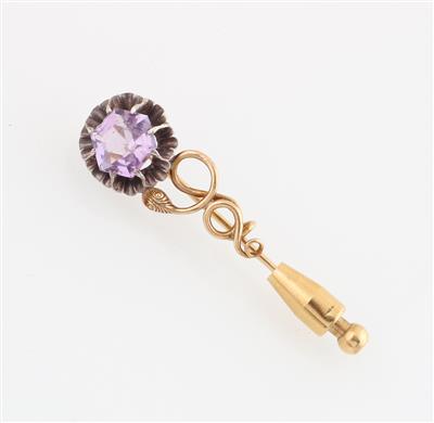 Amethyst Brosche - Exquisite jewellery