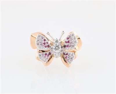 Brillantring Schmetterling - Exquisite jewellery