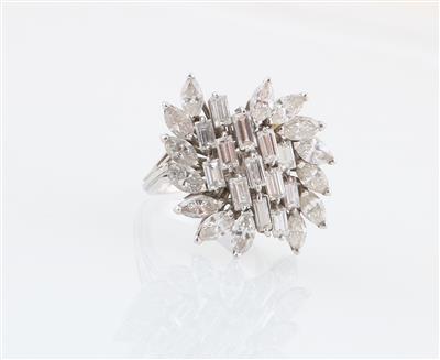 Diamantring zus. ca. 2,20 ct - Erlesener Schmuck