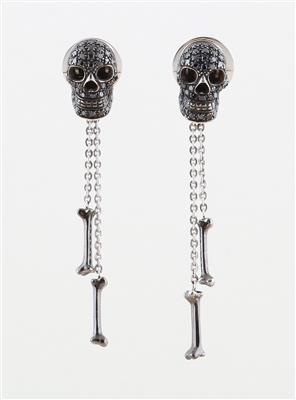 Theo Fennell Totenkopf Ohrsteckgehänge - Exquisite jewellery