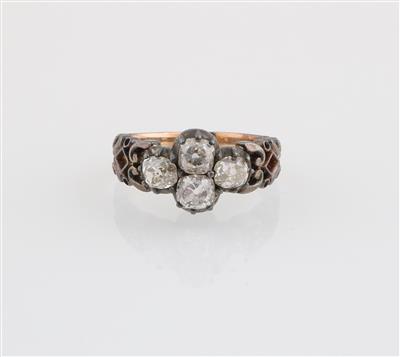 Altschliffdiamant Ring zus. ca. 1,50 ct - Gioielli scelti