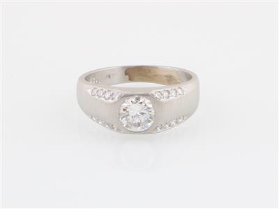 Brillantring zus. ca. 1,20 ct - Erlesener Schmuck