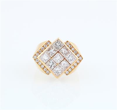 Diamantring zus. ca. 3,80 ct - Gioielli scelti